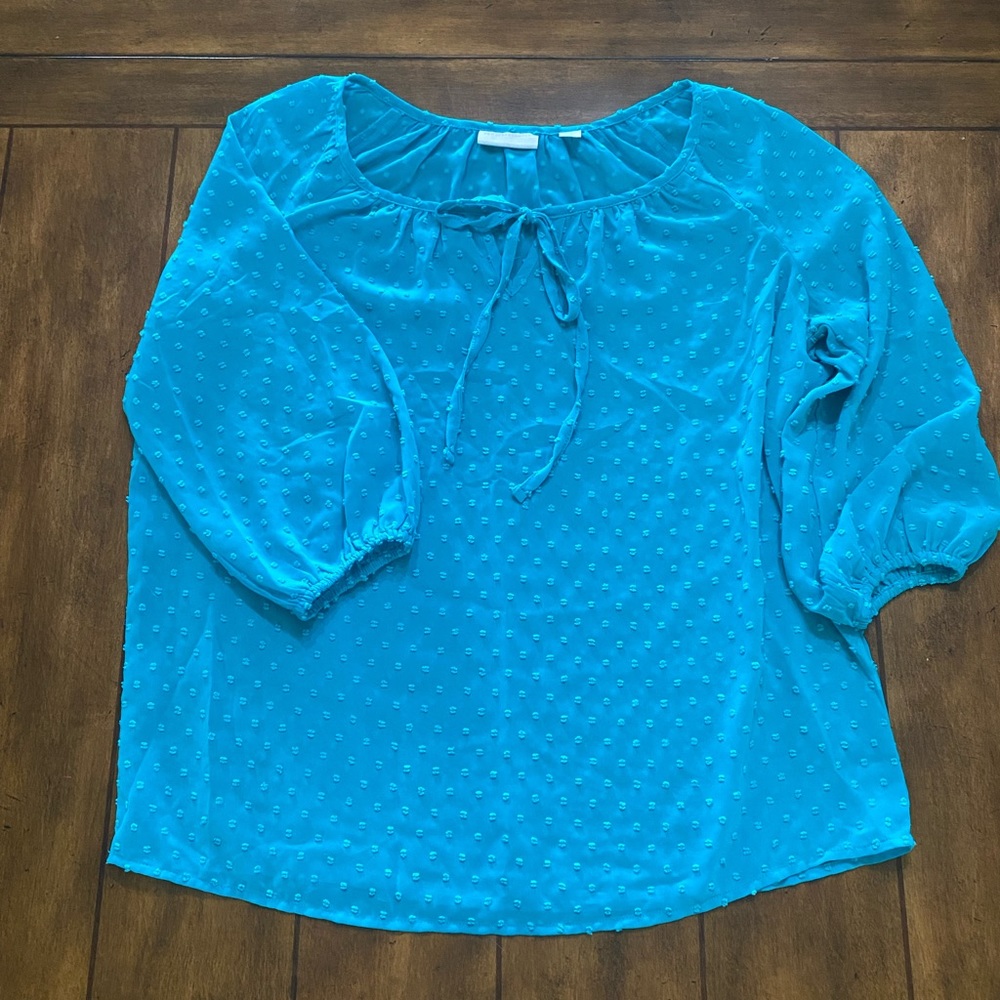 Women’s New York and Company Blouse 3/4 Sleeves Size S
